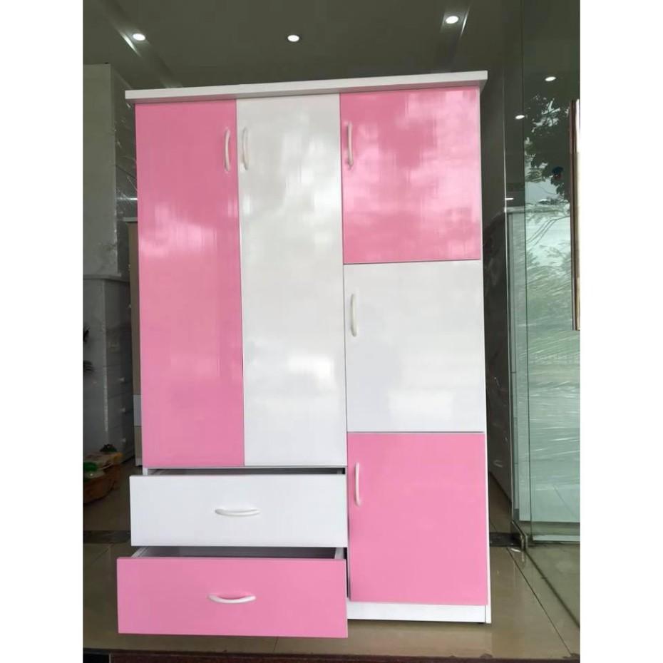 Tủ nhựa 6 cánh 2 kéo Jang Mi