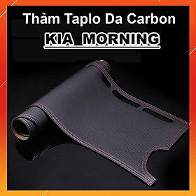 Thảm Taplo Da Vân Carbon Xe Kia Morning đời 2007 đến 2022
