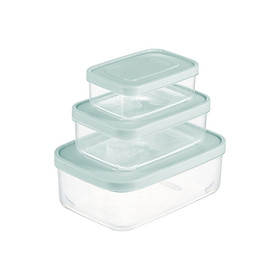 [GIFT] Bộ 3 hộp thực phẩm chữ nhật Hokkaido 750-1500-2500 ml