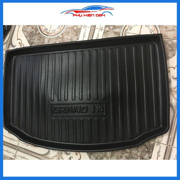 Thảm nhựa lót cốp Hyundai i10 Hatback 2014-2015-2016-2017-2018-2019-2020-2021 nhựa dẻo dày dặn đàn hồi tốt