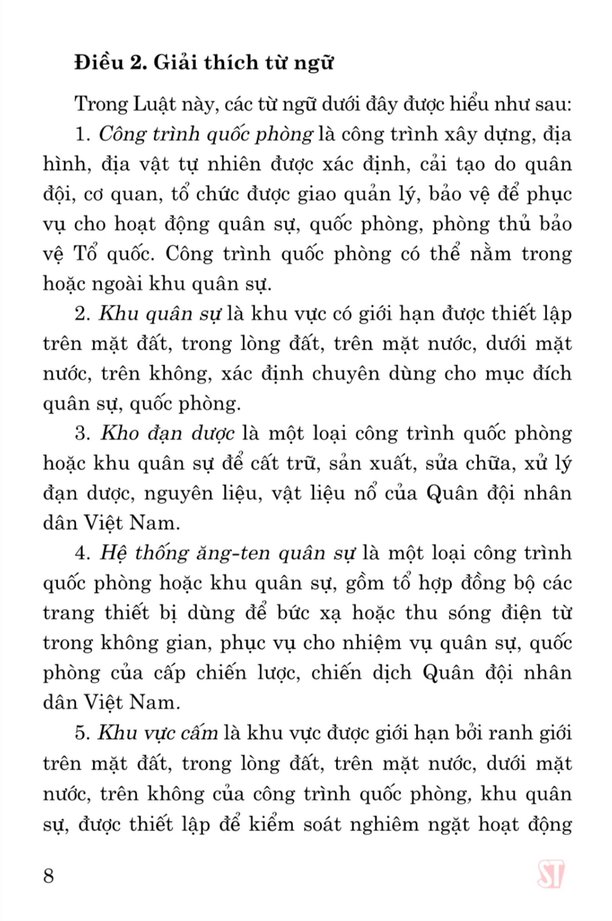 Luật Quản lý, bảo vệ công trình quốc phòng và khu quân sự