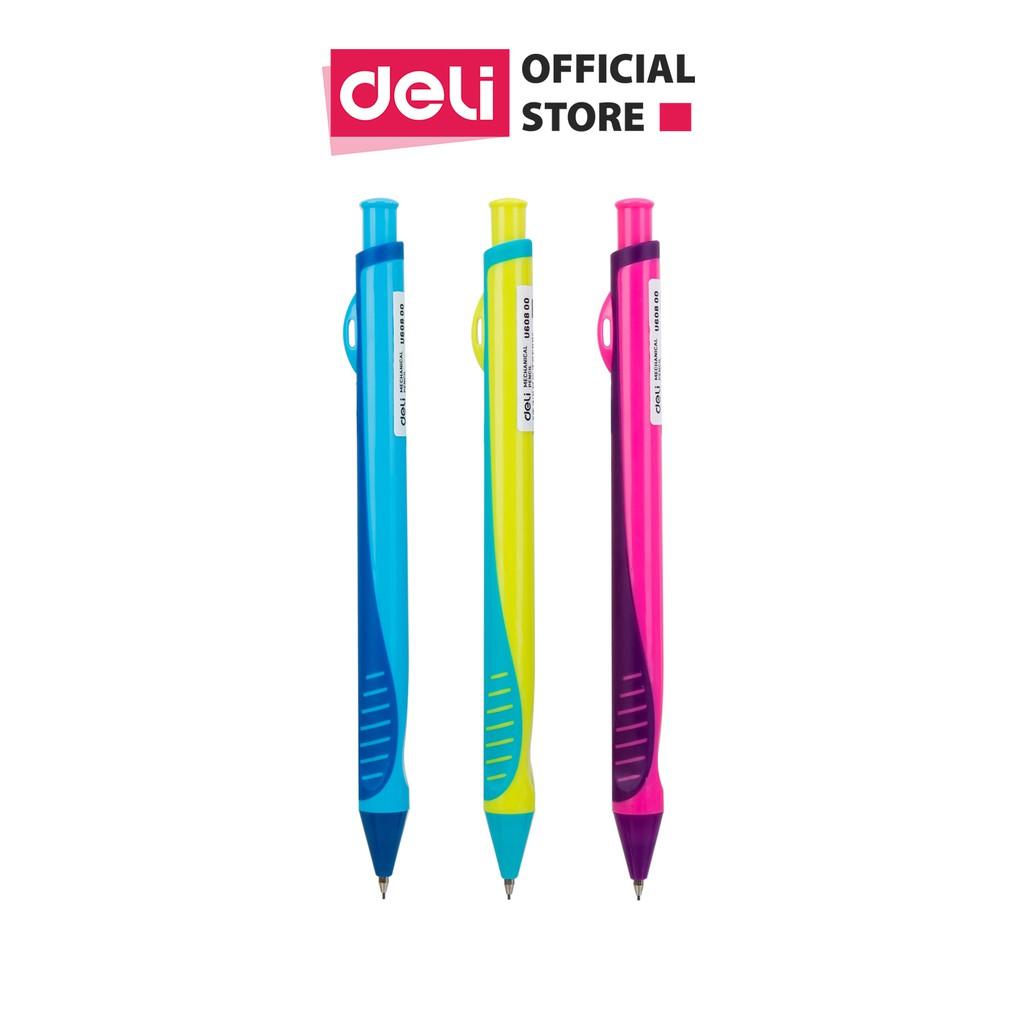 Bút chì kim Deli - 0.5mm/0.7mm - Nhiều màu sắc, họa tiết - Màu ngẫu nhiên - EU60200 / EU60400 / EU60800