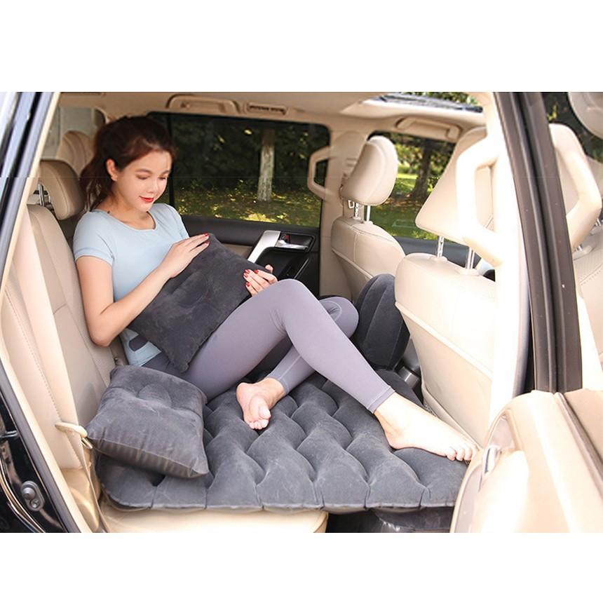 Flash Sale Nệm Hơi Ô Tô Cao Cấp, Phù Hợp Mọi Dòng Xe, Tặng Kèm Gối Hơi Và Bơm Hơi