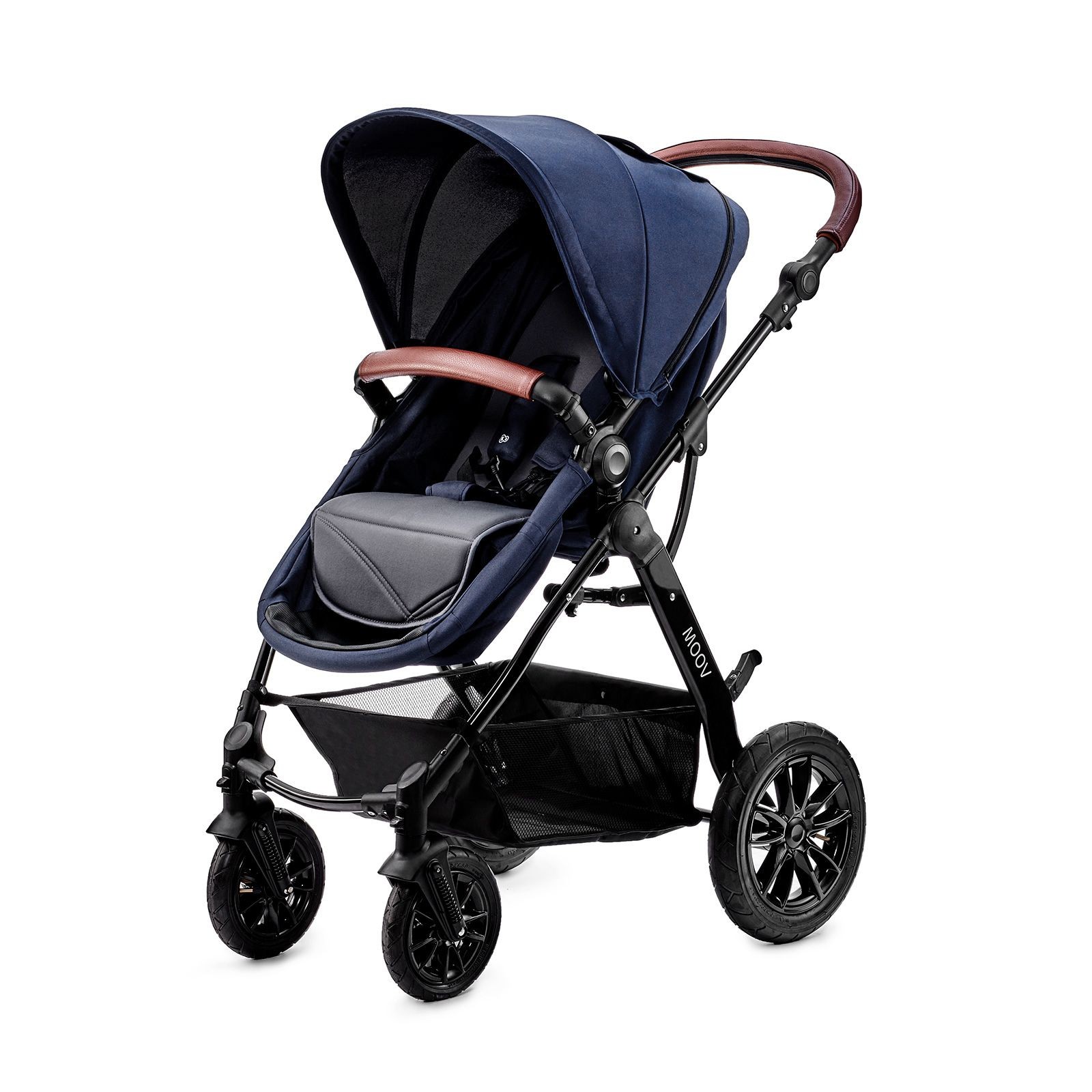 Bộ xe đẩy Kinderkraft MOOV3in1 cho bé từ 0 tháng tuổi đến 22kg - Gồm xe đẩy, xe nôi và ghế ngồi ô tô - Hàng chính hãng