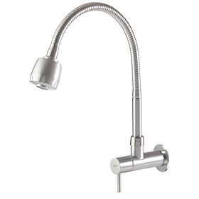 Vòi chậu lạnh gắn tường - WS-0234 - INOX SUS 304
