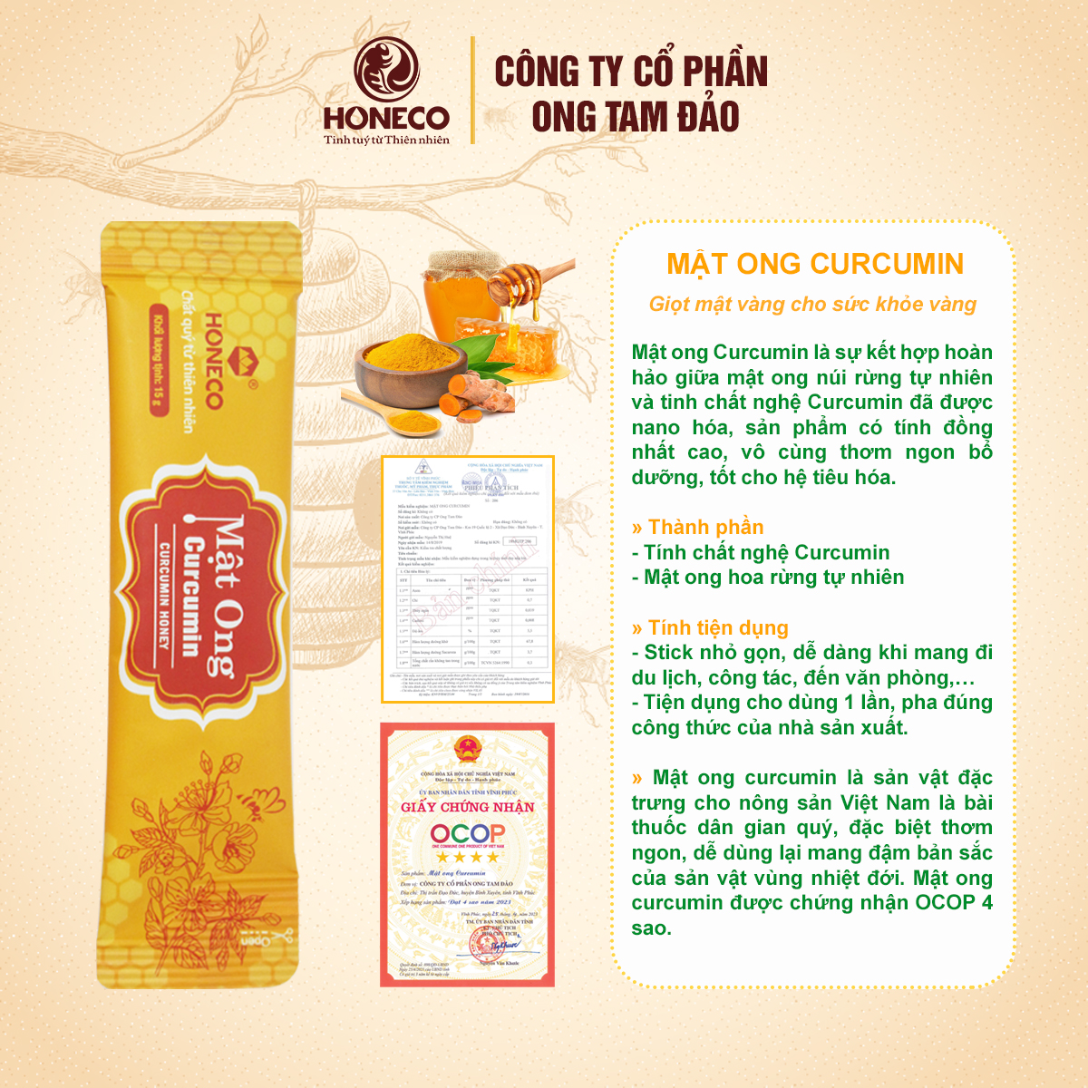 Mật ong Ngũ vị Honeco
