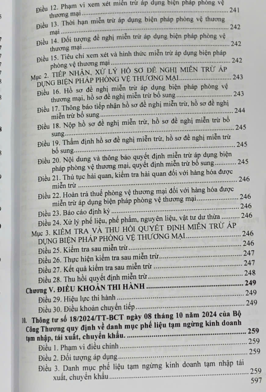 Luật Thương mại, Luật quản lý ngoại thương- hệ thống văn bản quy định hướng dẫn chi tiết thi hành