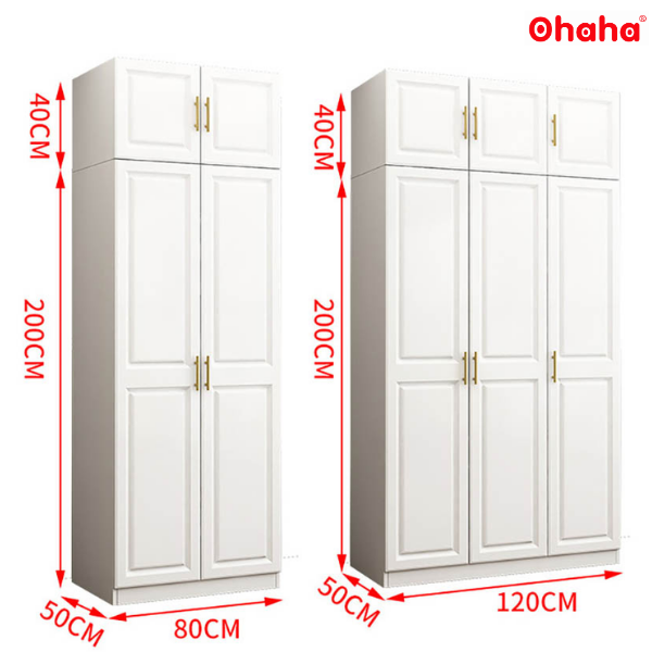 Tủ Quần Áo Gỗ Công Nghiệp Hiện Đại Ohaha - HĐ001