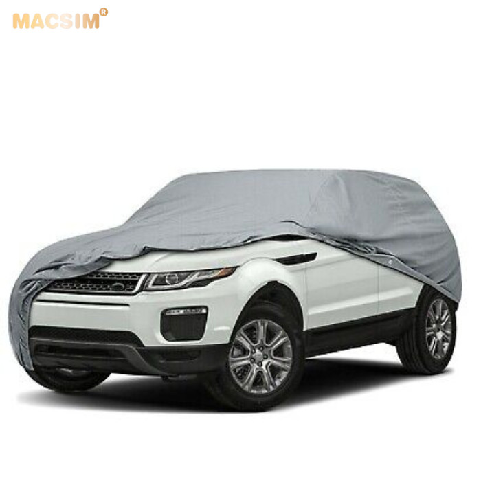 Bạt phủ ô tô chất liệu vải không dệt 4 lớp thương hiệu MACSIM cho xe Nissan Terra- màu ghi bạt phủ trong nhà, ngoài trời