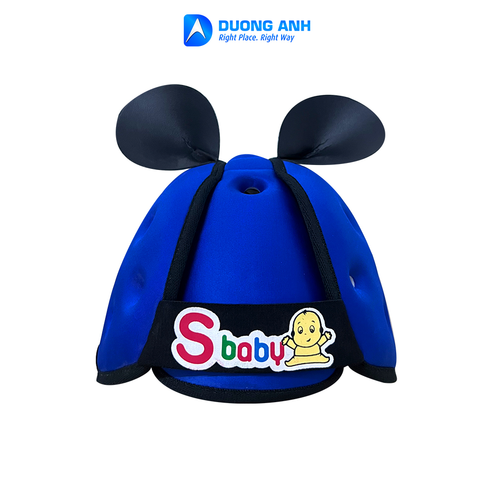 Mũ Bảo Hiểm cho bé từ 6 tháng đến 4 tuổi trọng lượng Siêu Nhẹ - Safety Baby - Màu xanh