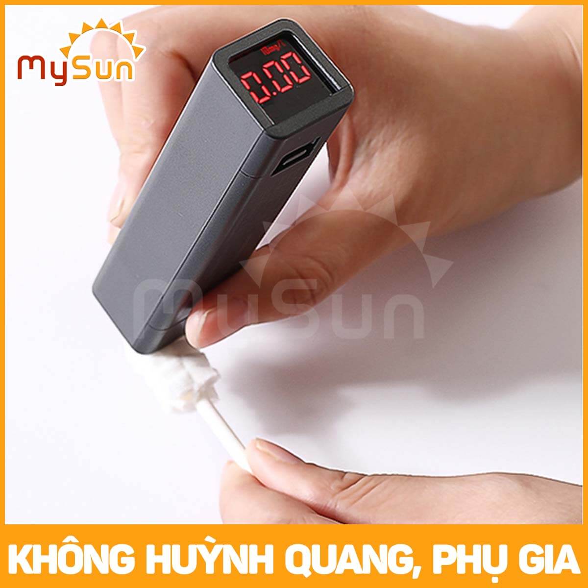 Gạc Rơ/ Tưa Lưỡi Cho Bé MySun 30 Que, Dệt Sợi Cotton 100%