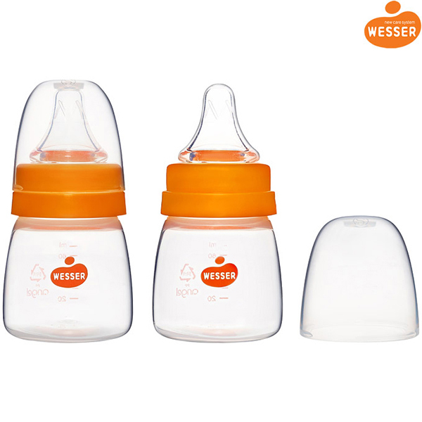 Combo 2 Bình Sữa PP Wesser - (Giao màu ngẫu nhiên)