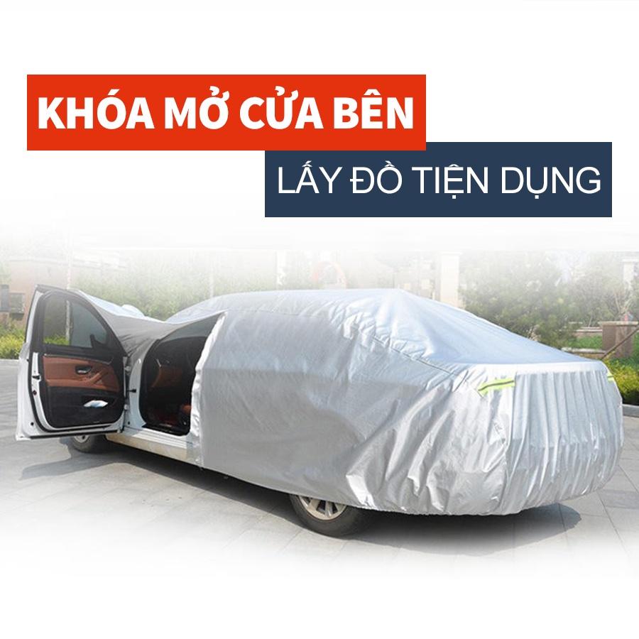 - LOẠI VẢI DÙ Bạt trùm xe ô tô 5 chỗ FORD FOCUS vải dù oxford cao cấp , áo bạt phủ trùm che kín che nắng