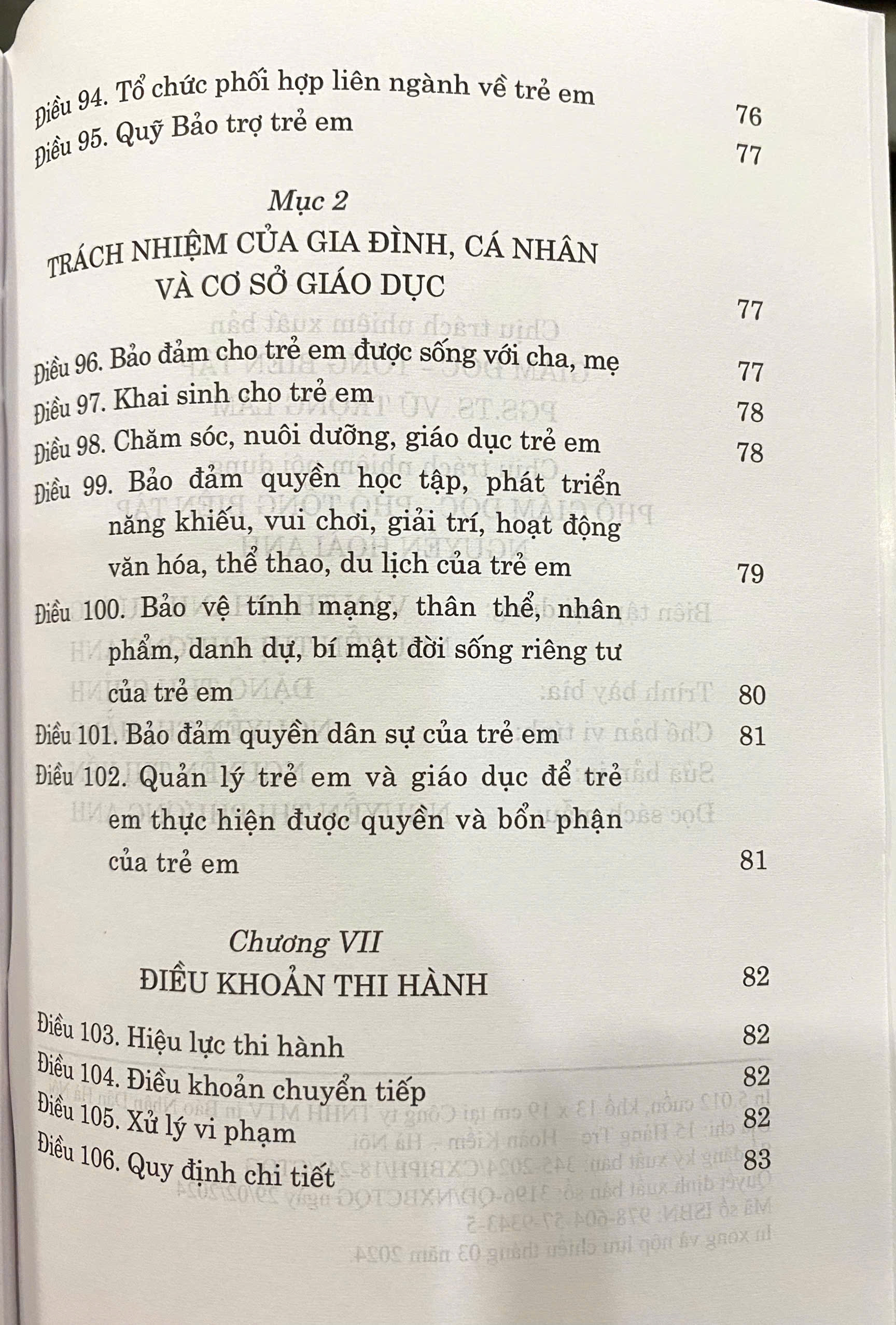 Luật Trẻ Em ( Hiện hành ) ( Sửa đổi, bổ sung năm 2018)