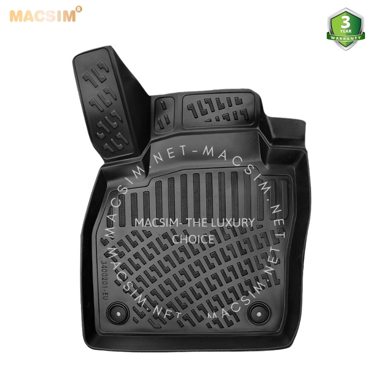 Thảm lót sàn ô tô nhựa TPU Silicon Volkswagen T-Cross 2019+ Nhãn hiệu Macsim