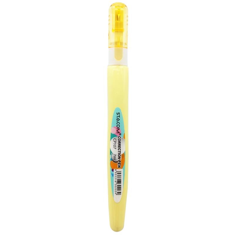 Bút Xoá 7ml - Stacom CP107 - Màu Hồng