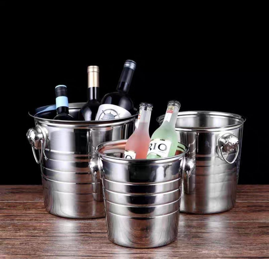 XÔ INOX ĐỰNG ĐÁ ƯỚP RƯỢU BIA