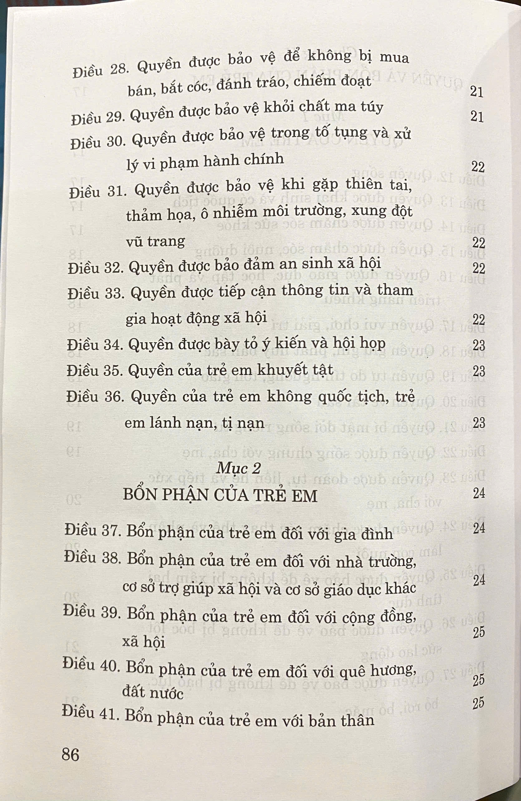 Luật Trẻ Em ( Hiện hành ) ( Sửa đổi, bổ sung năm 2018)