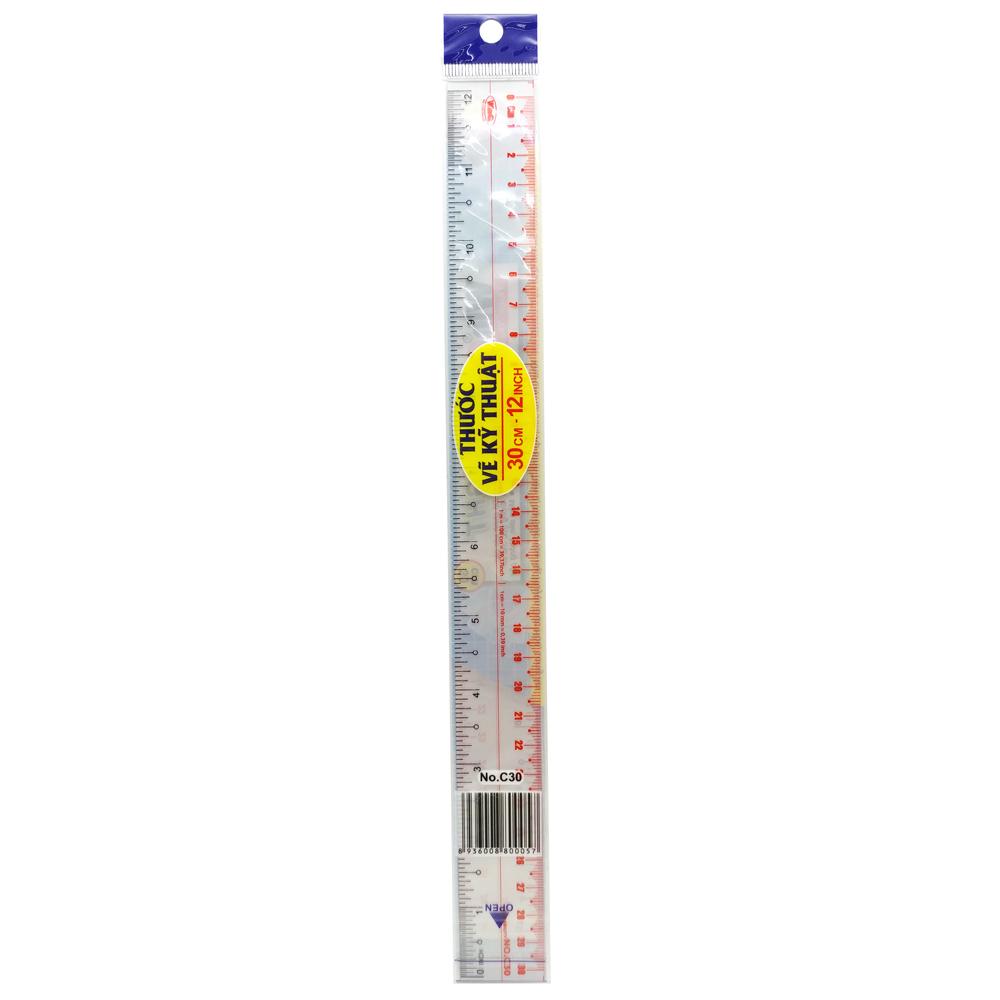 Thước Thẳng 30 cm C-30