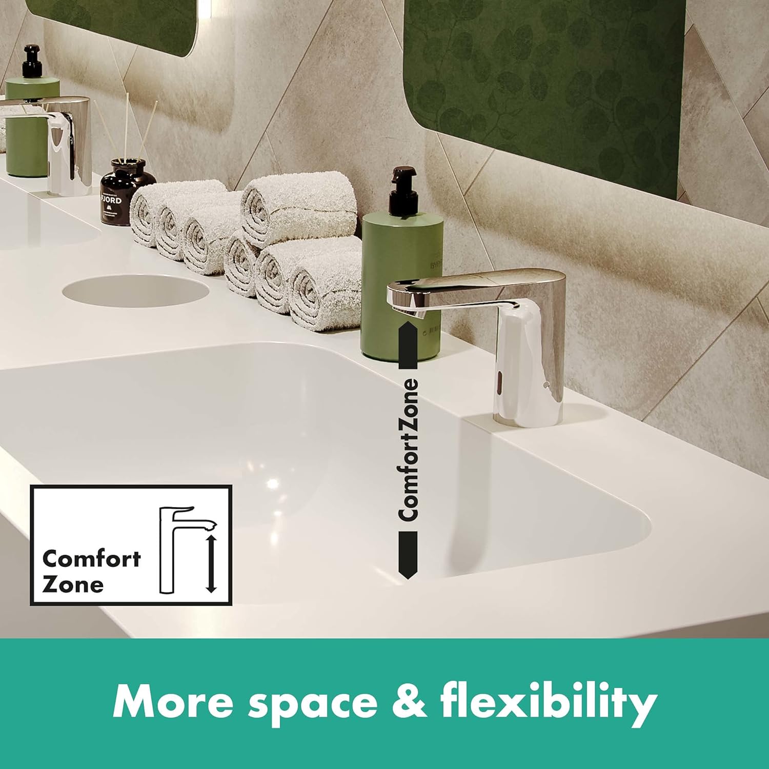 Vòi chậu cảm biến HANSGROHE Vernis 71503 - Hàng chính hãng