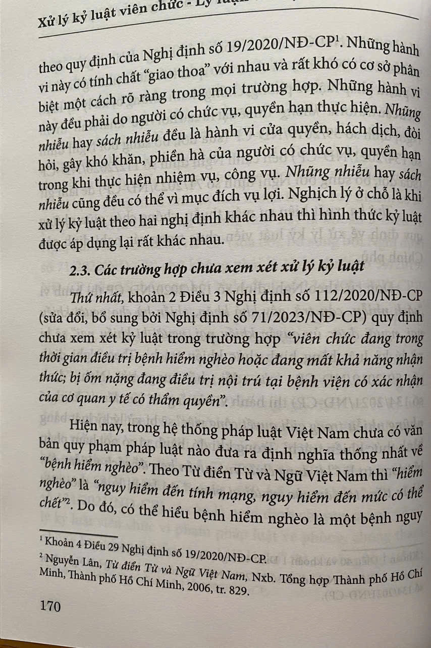 Xử Lý Kỷ Luật Viên Chức - Lý Luận Và Thực Tiễn