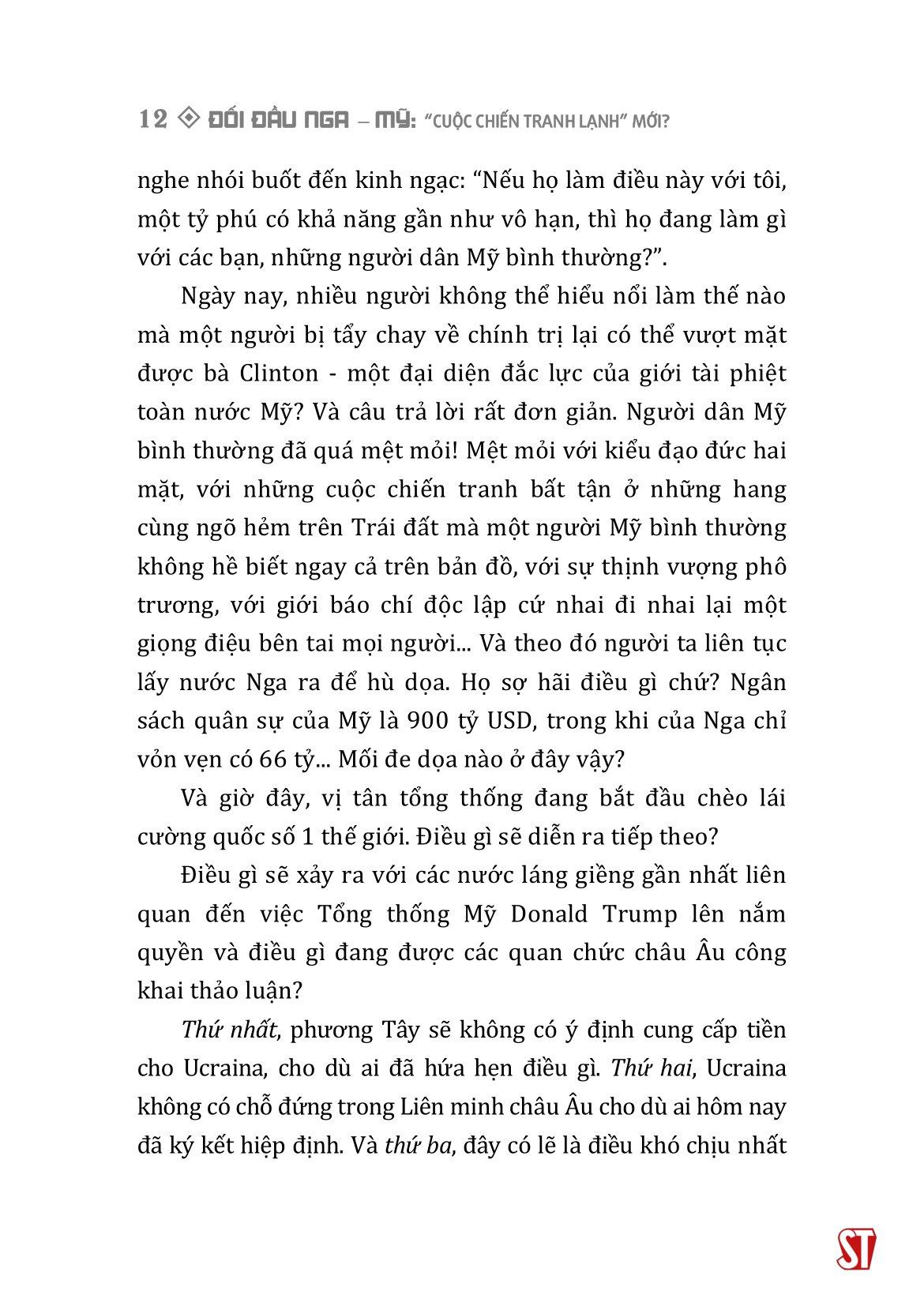 Đối Đầu Nga-Mỹ - "Cuộc Chiến Tranh Lạnh Mới"?