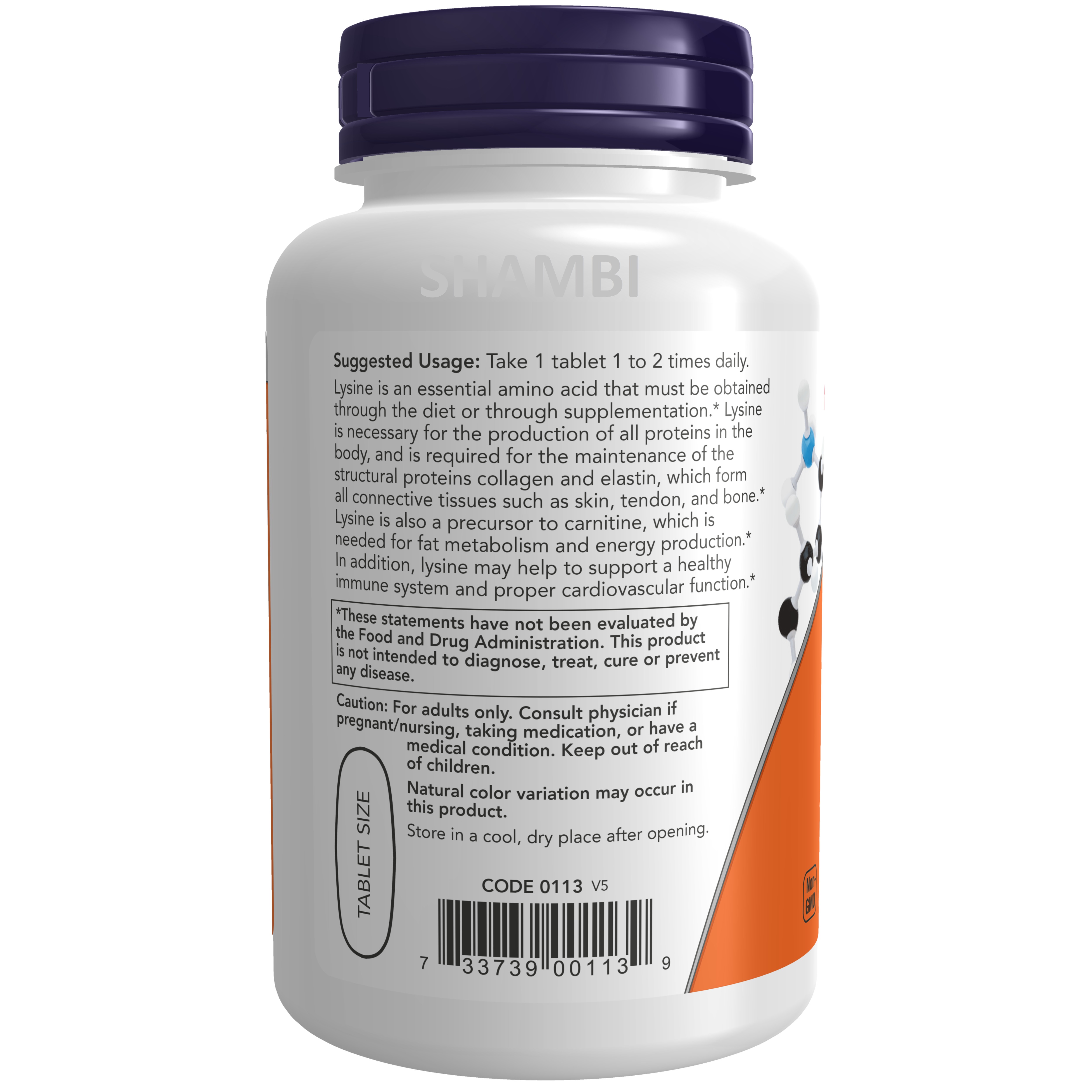 Viên Uống NOW FOODS L-Lysine 1000mg Tăng Cường Sức Đề Kháng, Nhanh Lành Các Vêt Tổn Thương Ở Da, Người Biếng Ăn Lọ 100 Viên