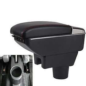 Hộp tỳ tay ô tô dành cho xe Mitsubishi Attrage và Mirage tích hợp 7 cổng USB (DUSB-ATG)
