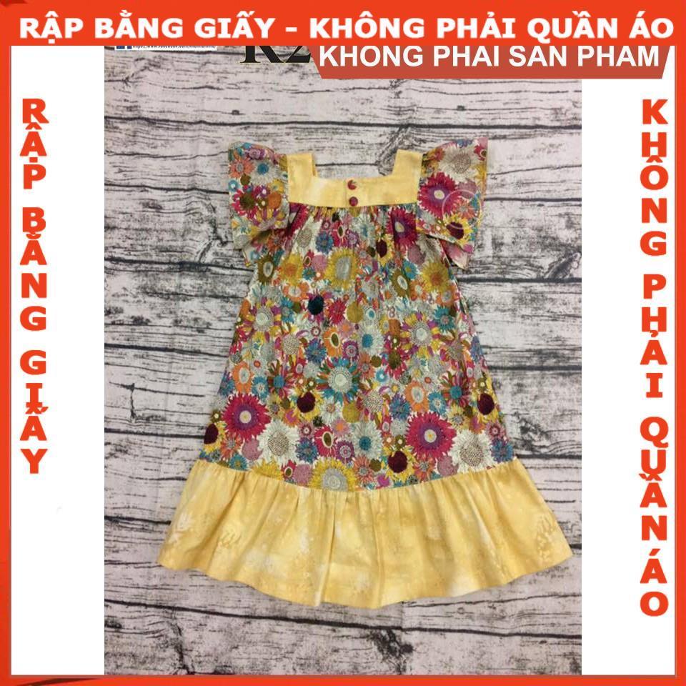 Rập giấy A0 đầm bé gái mã R28 (BẢN VẼ)