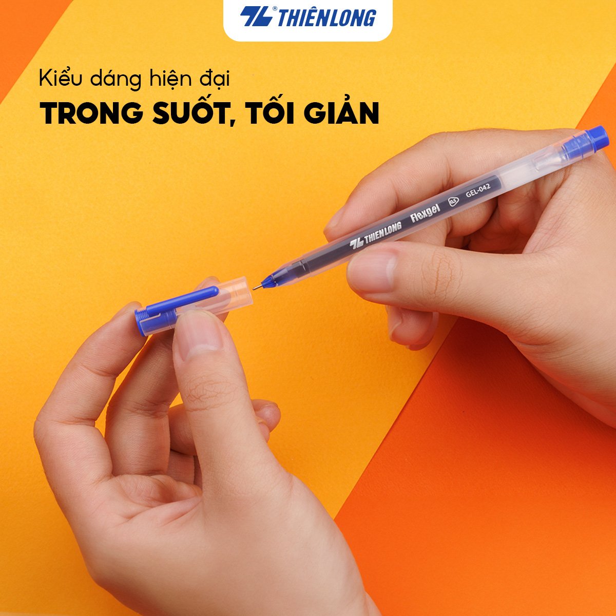 Combo 20 Bút gel mực khô nhanh,nét viết êm mượt Flexgel ngòi 0.5mm phù hợp cho học sinh,sinh viên GEL-042