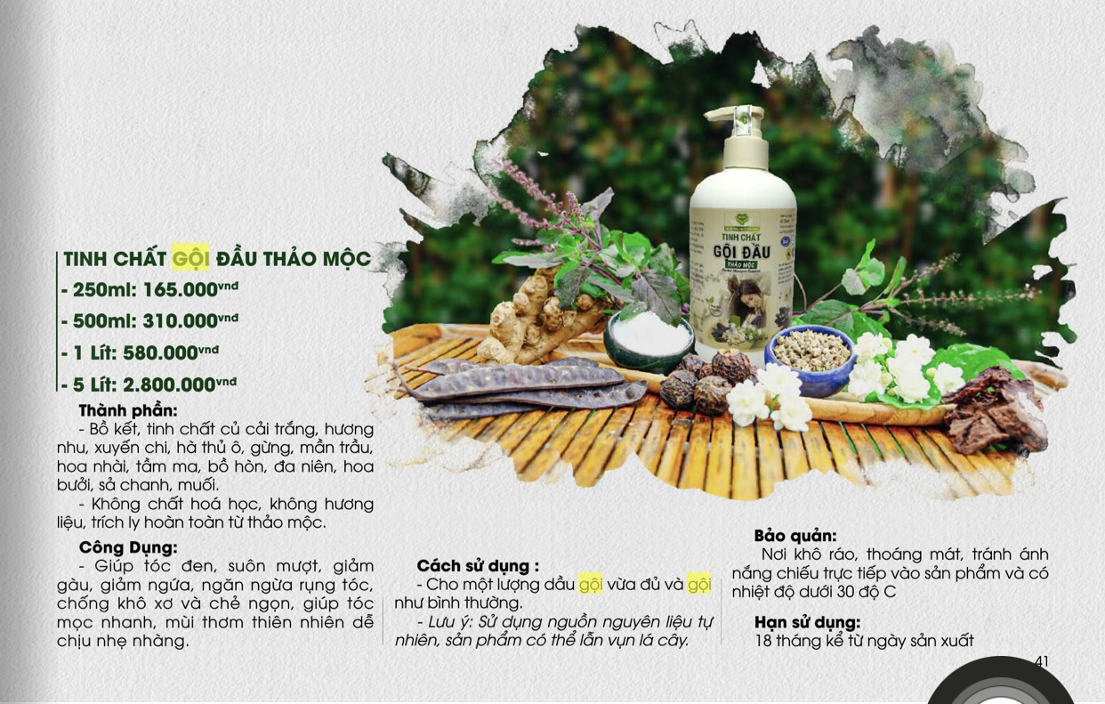 TINH CHẤT GỘI ĐẦU THẢO MỘC MẸ KEN-Chai 250ml