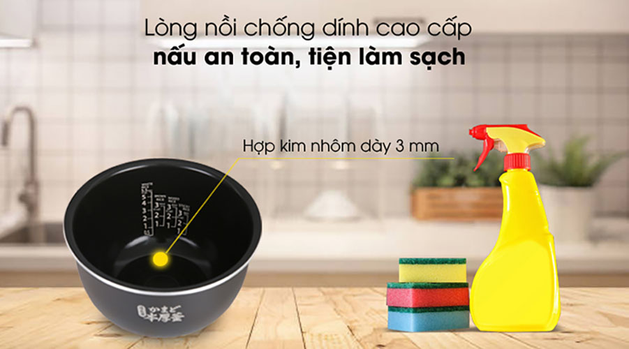 Nồi cơm cao tần Toshiba RC-10IX1PV (1 Lít)- Hàng Chính Hãng