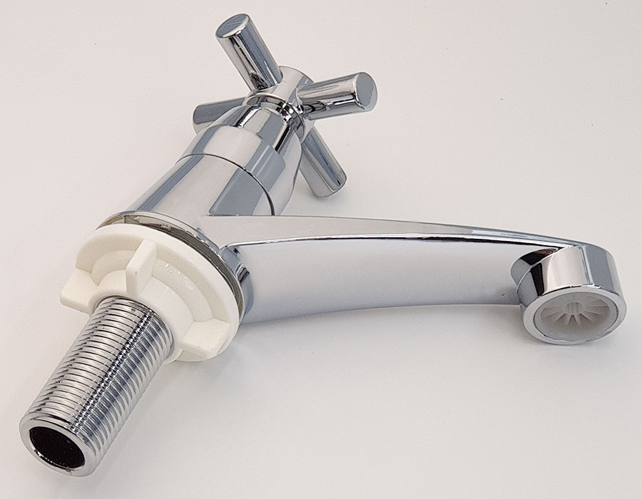 Vòi Lavabo lạnh nhựa ABS mạ Chrome Eurolife EL-LA05 (Trắng bạc)