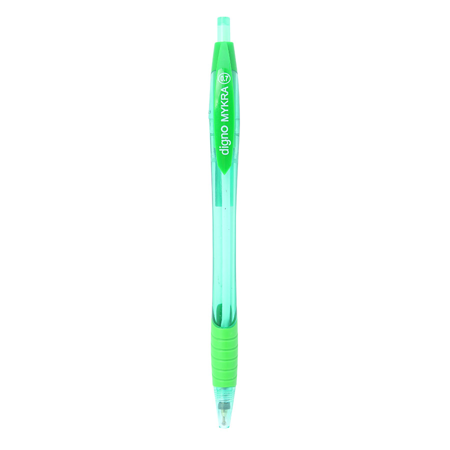 Vỉ 10 Cây Viết Bi Gel Bấm Digno Mykra - Màu Ngẫu Nhiên