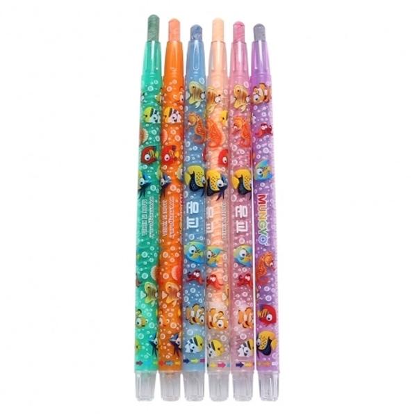 Bút Sáp Vặn 12 Màu Mungyo MTC-12