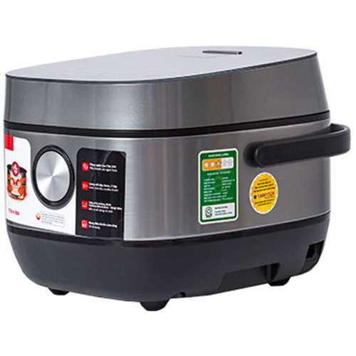 Nồi cơm cao tần Toshiba RC-10IP1PV - 1.0L - Lòng nồi dày 3mm chống dính, Cảm ứng có màn hình hiển thị, Công nghệ cao tần IH 1300W + nhiệt 3D - Hàng chính hãng, bảo hành 12 tháng, chất lượng Nhật Bản