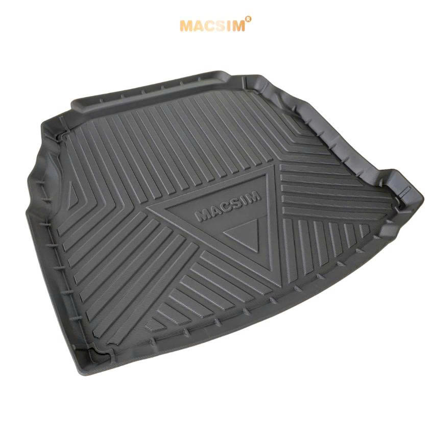 Thảm lót cốp xe ô tô (qd) Mercedes E W213 (E300,E400) 2015+ nhãn hiệu Macsim chất liệu TPV cao cấp màu đen