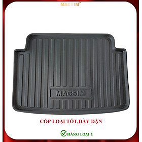 Thảm lót cốp xe ô tô Peugeot MG4 Nhãn hiệu Macsim chất liệu nhựa TPE cao cấp màu đen