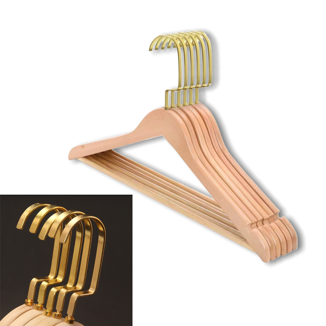 COMBO 10 - 20 MÓC ÁO GỖ TAM GIÁC CAO CẤP LUXURY