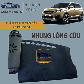 [PEUGEOT] Thảm Taplo 3 Lớp Dành Cho Các Xe Hãng PEUGEOT, Nhung Lông Cừu Cao Cấp - Hàng Chính Hãng