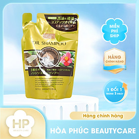 Túi Refill Dầu Gội Đầu Nuôi Dưỡng Tóc Chắc Khỏe Chiết Xuất Tinh Dầu Ngựa Deve Natural Oil Shampoo (400 mL)