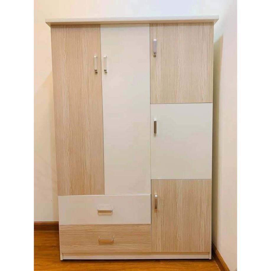 Tủ nhựa 6 cánh 2 kéo Jang Mi