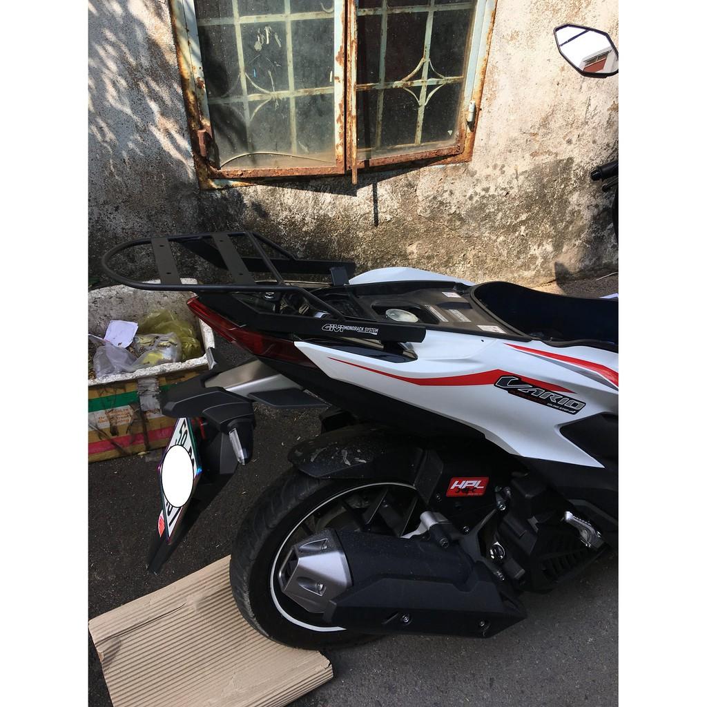 Thùng sau givi E250N và baga givi lắp cho xe Vario, thùng xe Vario 25lit