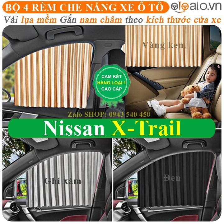 Rèm che nắng dành cho ô tô Nissan XTrail Vải lụa mềm gắn nam châm Cao Cấp