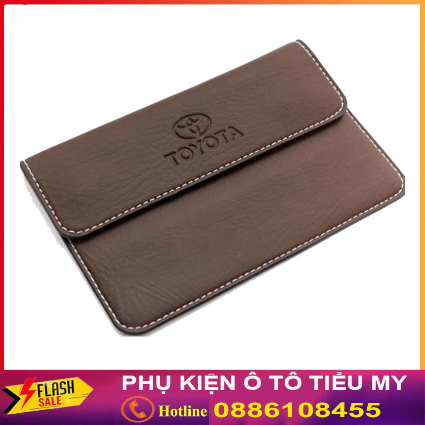 Ví Đựng Giấy Tờ Xe Ô Tô Giấy Đăng Kiểm Da Pu Cao Cấp Logo HONDA Bền Đẹp, Kích Thước Nhỏ Gọn