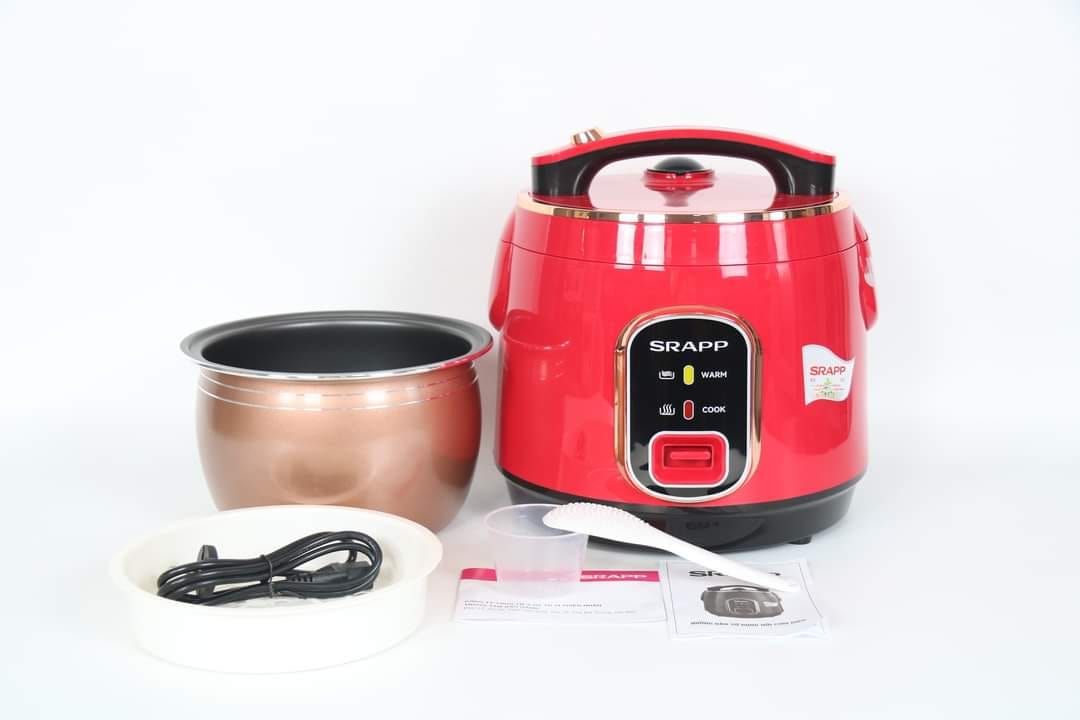 Nồi Cơm Điện SRAPP SH-NC108 1 Lít - Màu Ngẫu Nhiên - Hàng Chính Hãng