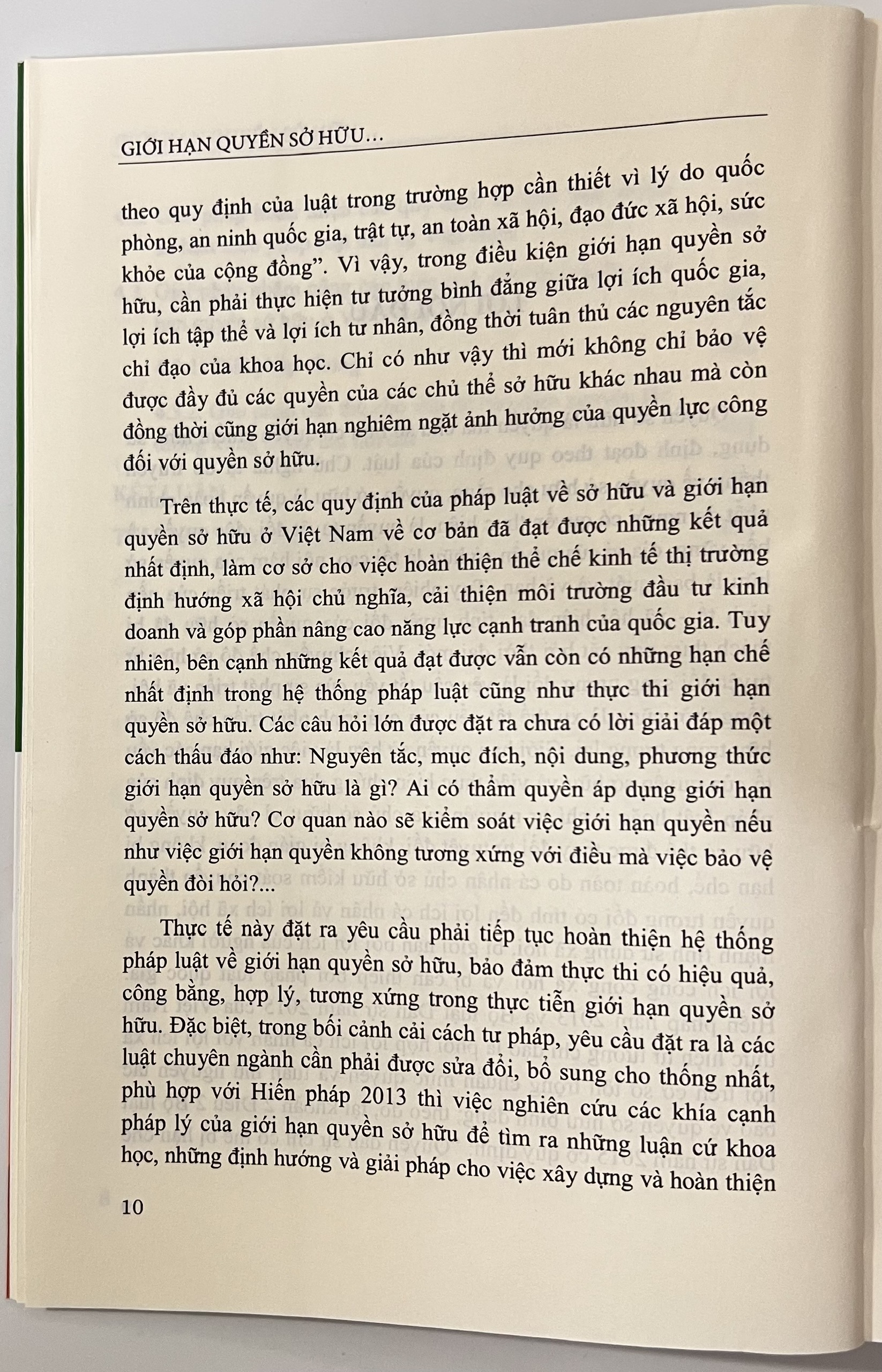 Sách - Giới Hạn Quyền Sở Hữu Theo Pháp Luật Dân Sự Việt Nam