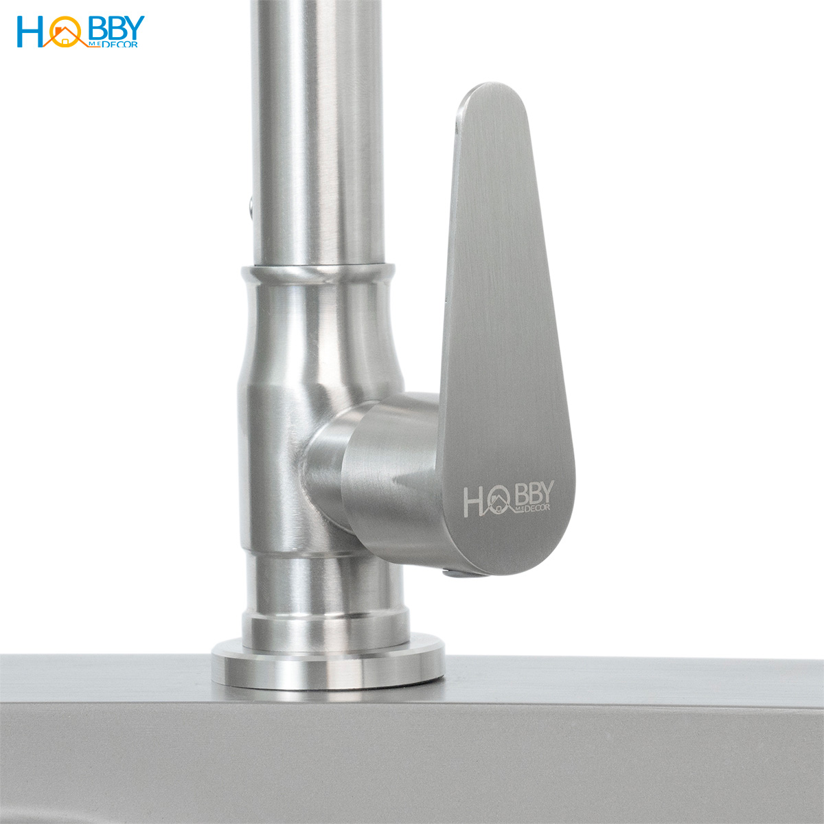 Vòi rửa chén bát lạnh inox 304 Hobby home decor RL1