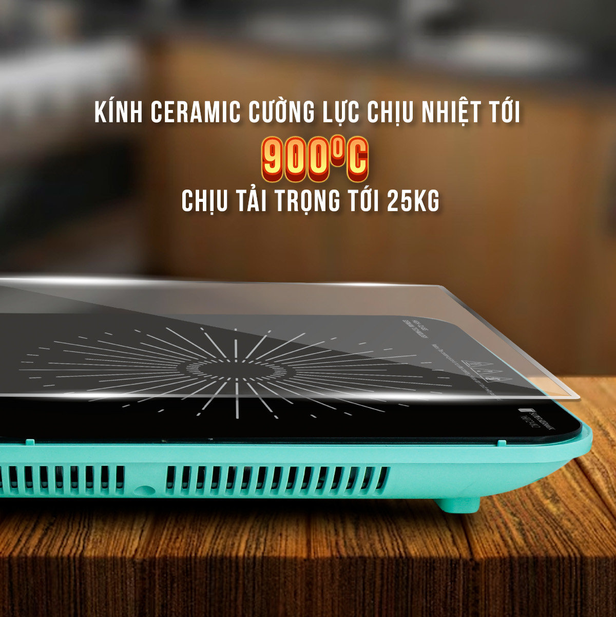 Bếp từ đơn Kalpen IK2 công suất 2200W chuẩn Đức, bảo hành 2 năm - hàng chính hãng