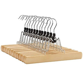  Set 12 chiếc mắc treo quần áo Songmics Trouser Hangers dành cho quần và váy Hàng chính hãng